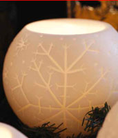 Snowball Big Candle