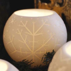 Snowball Big Candle