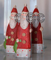 Wood Santa Claus 3Ut