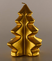 Golden Tree Candle