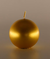 Golden Round Candle