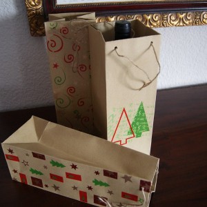 Christmas Bottle Bag