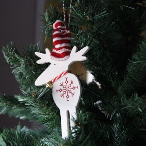 REINDEER WHITE DECORATION